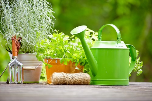Tools and equipment used by garden maintenance professionals